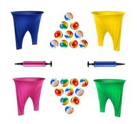 Granny Pants Yard Game, 4 PCS Granny Pants Game, Fun Tossing Game Props For Adults & Kids - Ideal For Outdoor Activities, Outdoor Games, Group Gatherings & Family Get-Togethers