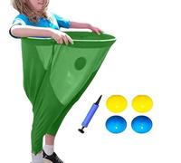 Granny Pants Yard Game - Granny Pants Outdoor Game For Adults Kids, Freaky Pants Sets With 4 Bouncy Balls & Pump, The Ultimate Party of Family Reunion Outside Backyard Field Day Sack Race Bags Game
