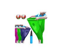Granny Pants Yard Game - Granny Pants Outdoor Game For Adults Kids, Freaky Pants Sets With Bouncy Balls & Pump, The Ultimate Party of Family Reunion Outside Backyard Field Day Sack Race Bags Game