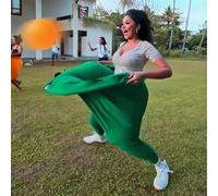 Granny Pants Yard Game, Granny Pants Outdoor Game, Gameto Catch Balls with 12 Bouncy Balls and 1 Air Pump, Yard Games Field Family Reunion Game Giant Outdoor Games Sets (Blue)