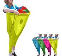 Granny Pants Yard Game, Granny Pants Outdoor Game Set, Fun Stretch Pants Granny Pants Catch Ball, Run and Jump Game, Giant Outdoor Game Set(Yellow,Regular)
