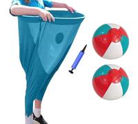 Granny Pants Yard Game: Granny Pants Outdoor Game Sets for Adults Kids, Freaky Pants Game With 2 Throwing Bouncy Balls & Pump, The Ultimate Party of Family Reunion Backyard Field Day Games