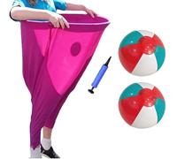 Granny Pants Yard Game: Granny Pants Outdoor Game Sets for Adults Kids, Freaky Pants Game With 2 Throwing Bouncy Balls & Pump, The Ultimate Party of Family Reunion Backyard Field Day Games