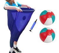 Granny Pants Yard Game: Granny Pants Outdoor Game Sets For Adults Kids, Freaky Pants Game With 2 Throwing Bouncy Balls & Pump, the Ultimate Party of Family Reunion Backyard Field Day Games