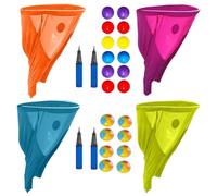 Granny Pants Yard Game, Granny Pants Party Rush!Granny Pants Throwing Game, Funny Garden Party Game for Adults, Giant Grandma Trousers Throwing Target for Groups, Garden Parties (^4 Pieces)