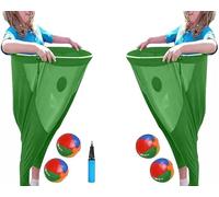 Granny Pants Yard Game, Granny Pants Party Rush! - The Ultimate Backyard Party Game! Granny Pants Giant Outdoor Recreational Tossing Games (Green*2, One Size)