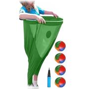 Granny Pants Yard Game Set for Adults, Oversized Funny Pants Toss Game with Bouncy Balls, Backyard Party Relay Challenge for Team Building, Reunions, BBQs & Outdoor Events