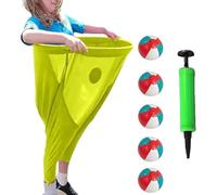 Granny Pants Yard Game Set, Oversized Funny Catch Game Pants With Bouncy Ball & Markers Cones & Pump, Kids & Adults For Outdoor Backyard Family Party Team Gathering(Yellow)