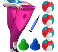 Granny Pants Yard Game Set Party Games Pants for and Adults (Red set)