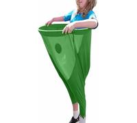 Granny Pants Yard Game Set - Peculiar Granny Pants Outdoor Game, Granny Pants Hula Hoop Game With 2 Throwing Bouncy Balls & 1 Pumps, Team Relay Family Reunion Party Field Game Set (Green)