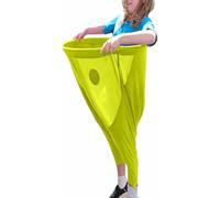 Granny Pants Yard Game Set - Peculiar Granny Pants Outdoor Game, Granny Pants Hula Hoop Game With 2 Throwing Bouncy Balls & 1 Pumps, Team Relay Family Reunion Party Field Game Set (Yellow)