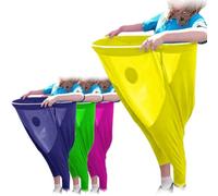 Granny Pants Yard Game Sets, Freaky Party Games Pants 2 Bouncy Balls,Funny Giant Stretchy Pants,Yard Games Field Family Reunion Game Giant Outdoor Games Sets for Adults (Yellow 1pcs)