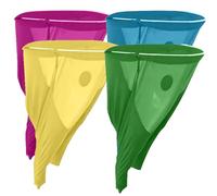 Granny Pants Yard Game Sets, Funny Giant Stretchy Granny Pants with 2 Bouncy Balls, The Ultimate Party of Family Reunion Outside Backyard Field Day Sack Race Bags Game (4PC)