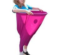 Granny Pants Yard Game, Super Giant Pants with 2 Bouncy Balls, Funny Catching Ball Game, Funny Outdoor Party Games for Family & Friends, Adult Yard Games (Red)