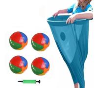 Granny Pants Yard Game,with 4 Bouncy Balls and 1 Air Pump,Giant Outdoor Recreational Tossing Games,Yard Games Field Family Reunion