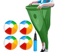 Granny Pants Yard Game,with 4 Bouncy Balls and 1 Air Pump,Giant Outdoor Recreational Tossing Games,Yard Games Field Family Reunion