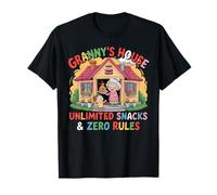 Granny’s House Unlimited Snacks Funny T-Shirt