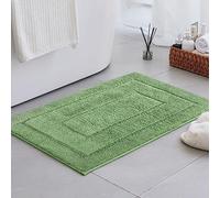 GRANNY SAYS Green Bathroom Mat, 50 x 80 cm, Anti-Slip, Super Soft, Machine Washable