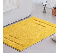 GRANNY SAYS Large Yellow Bath Mat, 60 x 90 cm, Super Soft, Absorbent, Non-Slip, Machine Washable, Home/Bath