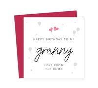 Granny to be Birthday Card from Baby Bump | Happy to my love the Cute Cards