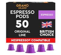 Grano Milano Espresso 50 Pods Compatible with Nespresso Original Line