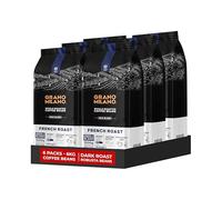 Grano Milano French Roast Robusta & Arabica Coffee Beans 6kg - Extra Strong Dark Roast Espresso, Intensity 5/5, Southeast Asia & Central Africa Origins, Roasted in Italy (Packaging May Vary)