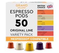 Grano Milano Variety Pack 50 Pods Compatible with Nespresso Original Line