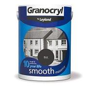 Granocryl by Leyland Smooth Masonry Paint - Black 2.5L