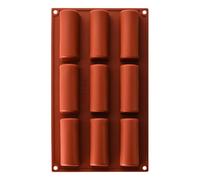 Granola Bar Mold - Food Grade Silicone Granola Baar Moold | 9 Cavity Silicone Baar Moolds | Chocolate Baar Mld and Supplies Thick | Thick Chocolate Baar Moold for Stuffed Baar | Cake Mlds for Baking