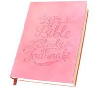 Granrouto S.O.A.P Bible Study Journal Notebook - Structured Scripture & Prayer Journal for Women & Men, Daily Devotional Notebook with Original Cover Art, Church Notes & Religious Gift (1pc / Pink)