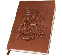 Granrouto S.O.A.P Bible Study Journal Notebook - Structured Scripture & Prayer Journal for Women & Men, Daily Devotional Notebook with Original Cover Art, Church Notes & Religious Gift (1pc / Brown)