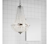 Granso Bathroom Glass Chandelier - Chrome
