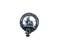 Grant Clan Crest Pewter Cap Badge Brooch