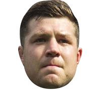 Grant Gilchrist Rugby Face Mask - Scotland Lock Forward Rugby Player - Celebrity Card Mask for Fancy Dress, Sports Fans, Match Days, Six Nations Events, Parties, Stag & Hen Nights - Adult Costume Mask