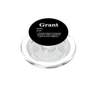 Grant God Meme Definition Funny First Name Birthday Grants PopSockets PopGrip for MagSafe