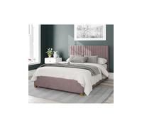 Grant Upholstered Ottoman Storage Bed, Plush Velvet Fabric Aspire Rose King