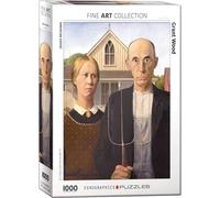 Grant Wood American Gothic 1000pc jigsaw puzzle by Eurographics CLEARANCE