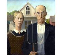Grant Wood American Gothic DIY Paint by Numbers Kits Oil Painting Arts Gift