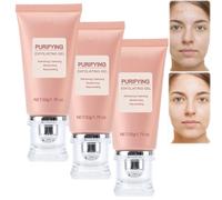 Grantadmit Purifying Exfoliating Gel, 2-in-1 Face & Body Scrub for All Skin Types, Deep Cleansing Facial Exfoliating Cream Scrub | Moisturizing Dead Skin Remover & Rejuvenating Gel (3PCS)