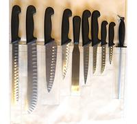 GRANTON of SHEFFIELD THE ORIGINAL EDGE KNIFE 10 PC PROFESSIONAL CHEFS KNIFE SET IN WALLET..