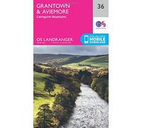 Grantown, Aviemore & Cairngorm Mountains LR036 1:50K (OS Landranger Map) by Ordnance Survey (2016-02-24)