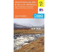 Explorer Ol61 Grantown-On-Spey & Hills Of Cromdale Map With Digital Version - Orange, Orange One Size