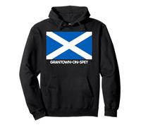 Grantown-on-Spey Scotland Scottish Flag Banner O Scotland Pullover Hoodie