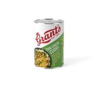 Grant's Foods Canned Thai Green Curry, Small-Batch Meal Base with Chicken, Green Peppers and Green Beans, No Additives or Preservatives, Contains Wheat, 6 x 392g