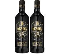 Grants Triple Wood 12 Year Old Scotch Whisky, 70 cl (Pack of 2)
