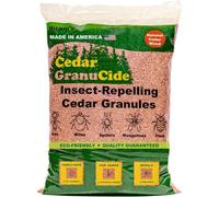GranuCide Cedar Granules | Cedar Chips for Home & Garden | Repels Fleas, Ants, Aphids, Spiders, Mosquitos | Smells Great & Easy to Use | 1 Bag (8 lbs)