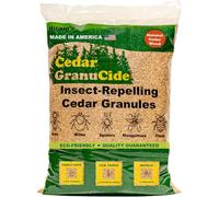 GranuCide Cedar Granules for Home & Garden | Repels Fleas, Ants, Aphids, Spiders, Mosquitos | Smells Great & Easy to Use | 1 Bag (8 lbs)