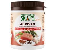 Granular preparation for chicken flavored broth and seasoning, gluten-free, glutamate-free, preservative-free, low fat 150 g. 6 pcs