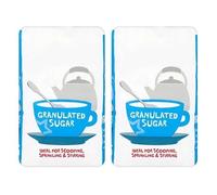 Granulated Sugar, 1kg, Ideal for Scooping, Sprinkling and Stirring, Vegetarian, Vegan, Kosher and Halal,Pack Of 2