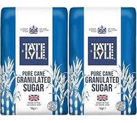 Granulated Sugar 1kg (Pack of 2) | Pure Cane Sugar for Baking, Cooking & Beverages | Perfect for Everyday Use | Packed by Saras Foods UK